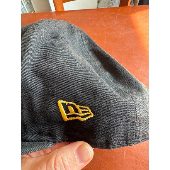 New Era Appalachian State Mountaineers Snapback Hat Black Gold - Picture 4 of 6